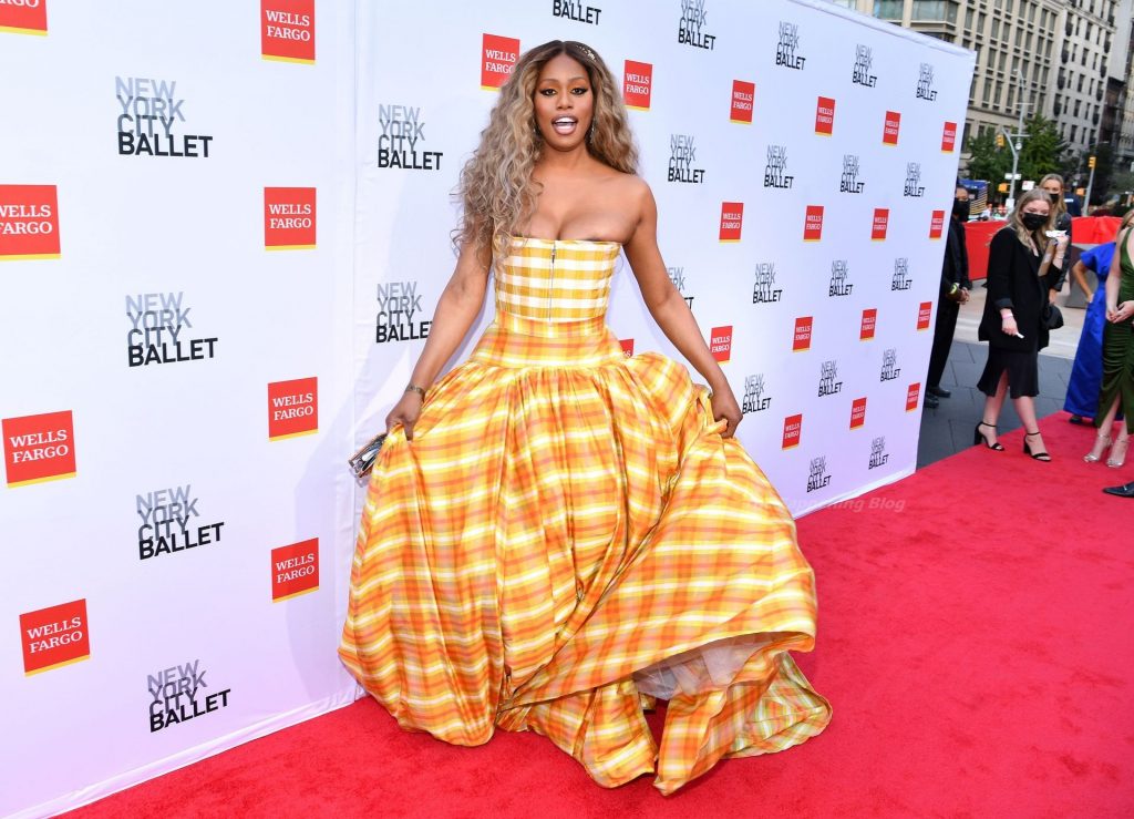 Laverne Cox Displays Her Cleavage at The 2021 New York City Ballet Fall Fashion Gala (33 Photos)