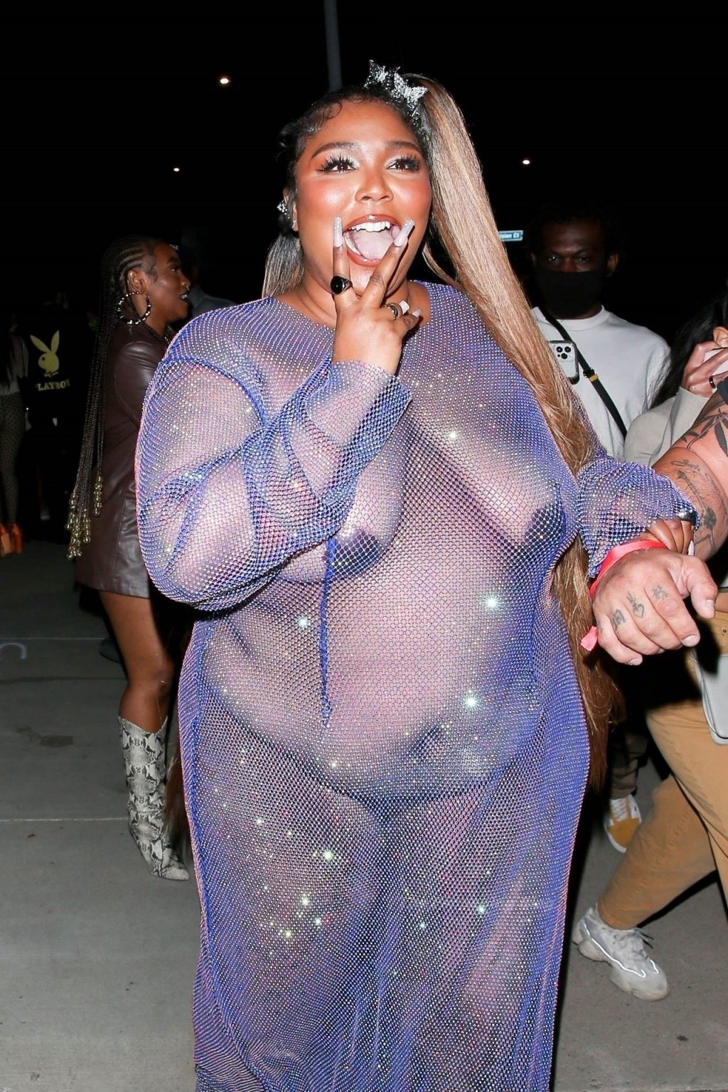 Lizzo Leaves Little to the Imagination Exiting Cardi B’s 29th Birthday Party (48 Photos)