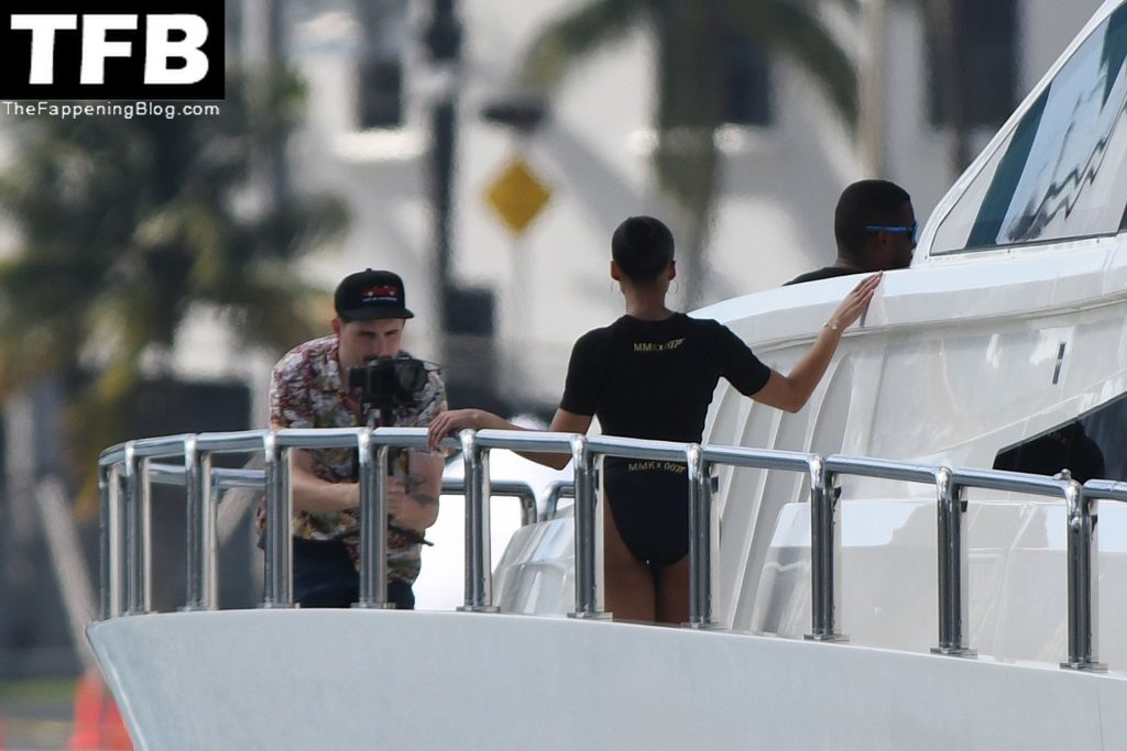 Lori Harvey Shows Off Her Sexy Butt as She Poses on a Yacht in Miami (23 Photos)