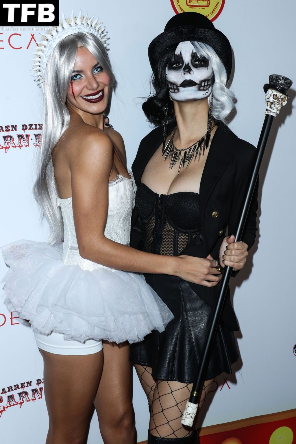 Madison Grace Poses on the Red Carpet at the CARN*EVIL Halloween Party in Bel Air (27 Photos)