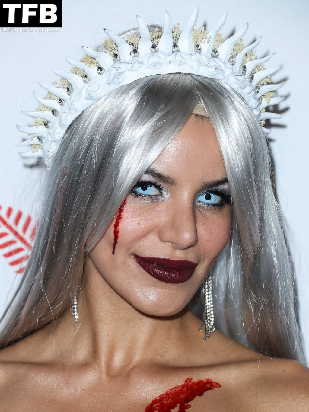 Madison Grace Poses on the Red Carpet at the CARN*EVIL Halloween Party in Bel Air (27 Photos)
