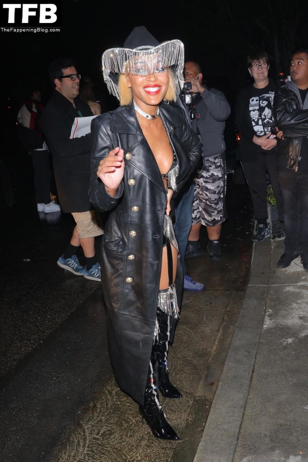 Meagan Good Arrives at the CARN*EVIL Halloween Party in Bel Air (45 Photos)