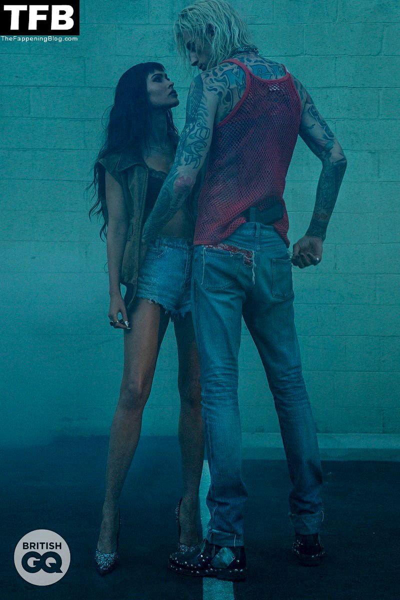 Megan Fox Displays Her Sexy Tits and Legs in a New Photoshoot for GQ Magazine October 2021 Issue (27 Photos)
