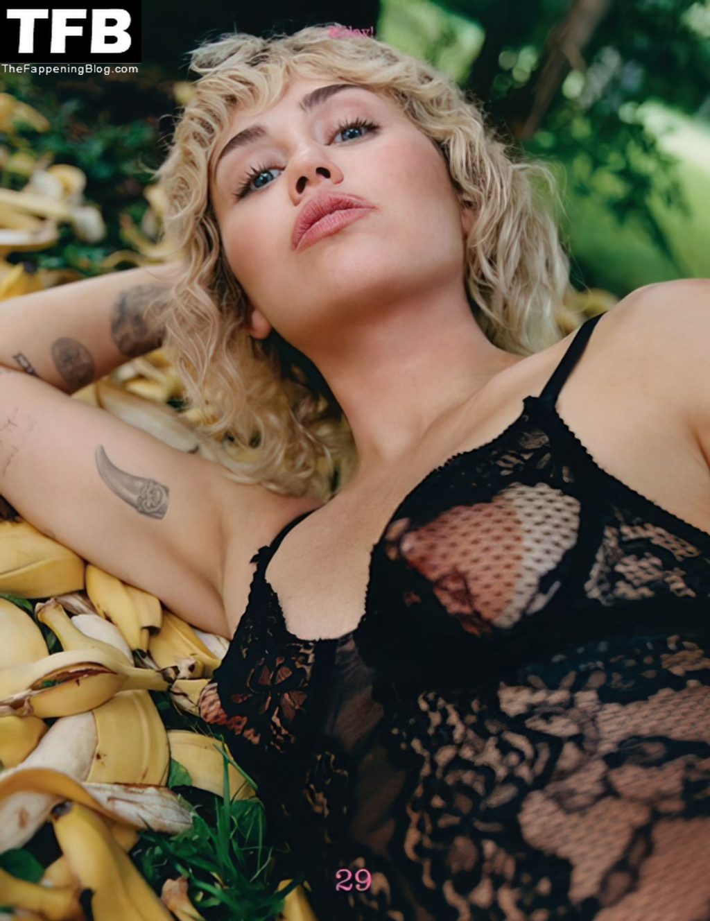 Miley Cyrus Displays Her Small Nude Tits For Interview Magazine October 2021 Issue (20 Photos)