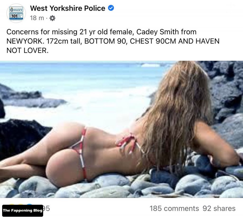New Sexy West Yorkshire Police’s Official Facebook Page (7 Photos)