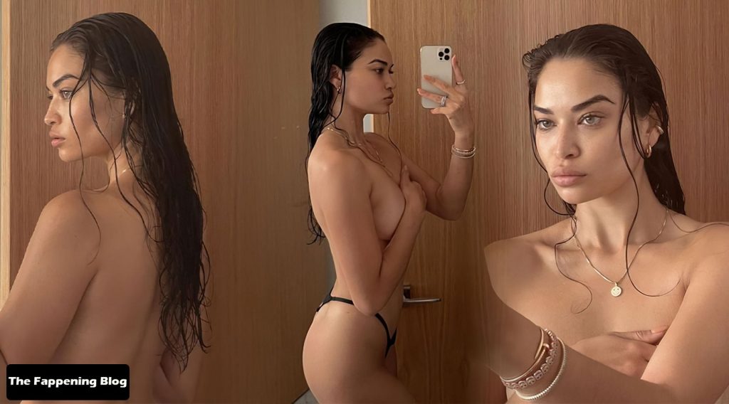 Shanina Shaik Poses Topless (6 Photos)