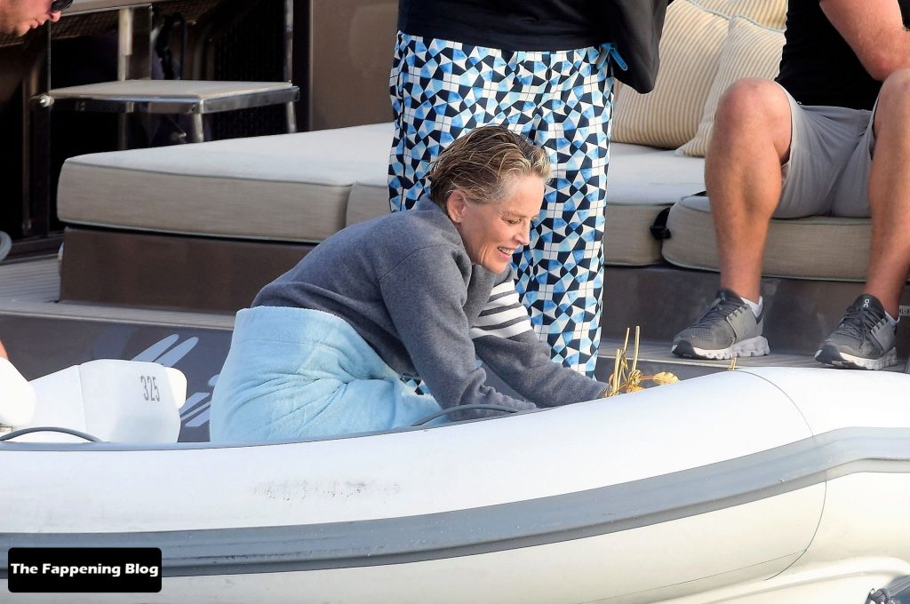 Sharon Stone Flashes Her Nude Boobs in Antibes (54 Photos)