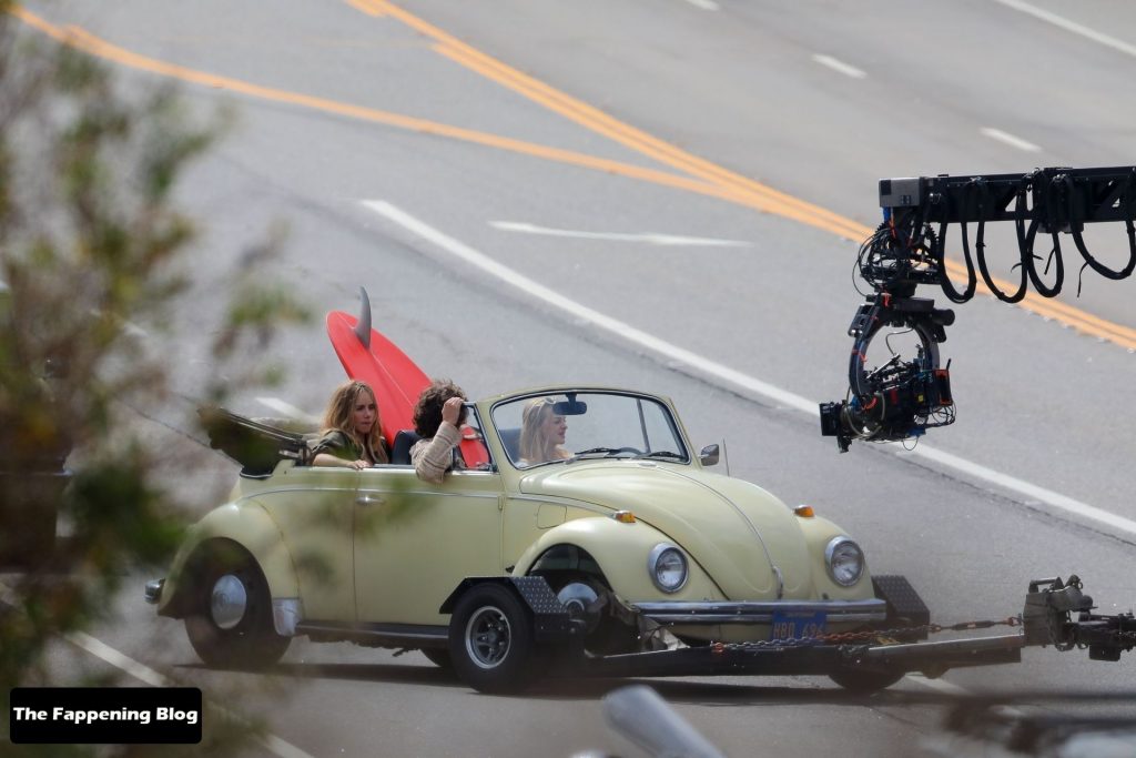 Suki Waterhouse Leads the Cast of TV Mini-Series ‘Daisy Jones &amp; The Six’ in Malibu (95 Photos)
