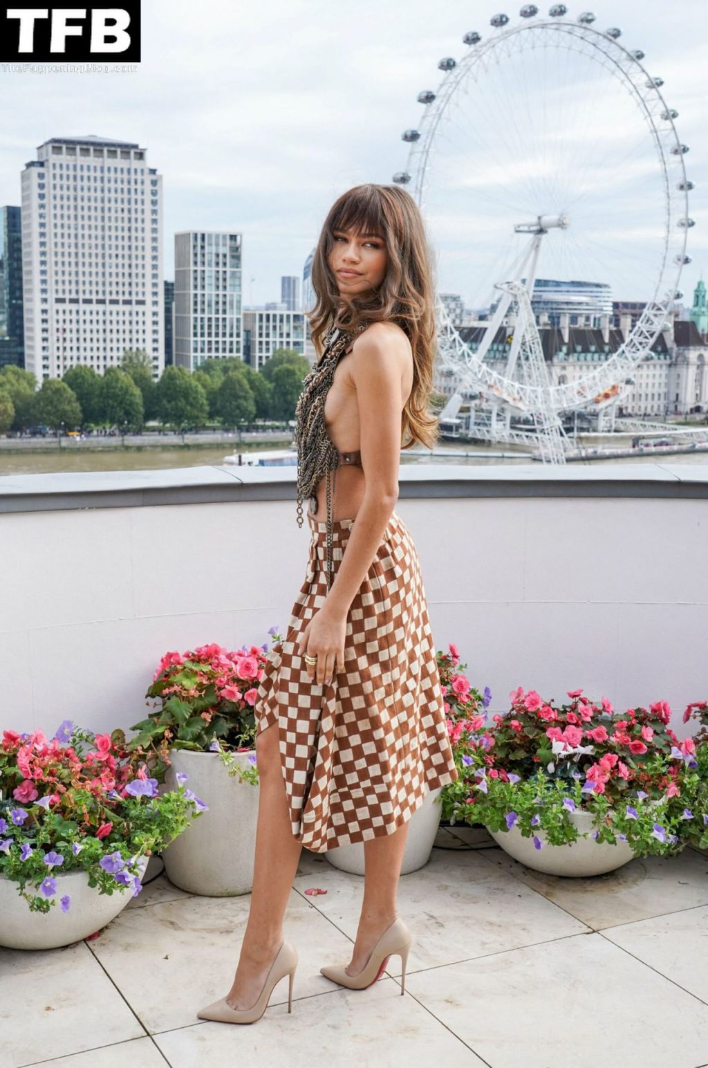 Zendaya Flashes Sideboob in a Backless Top During London Film Festival (24 Photos)