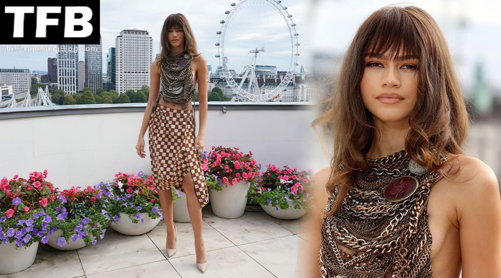 Zendaya Flashes Sideboob in a Backless Top During London Film Festival (24 Photos)
