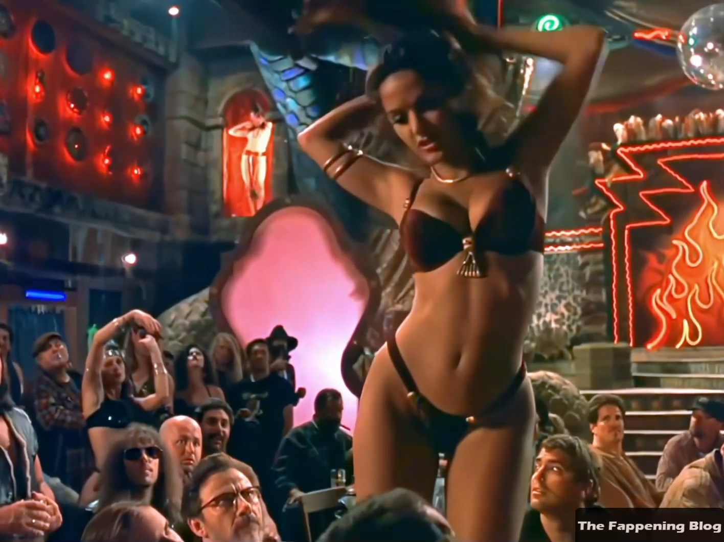 Salma hayek strip tease scene