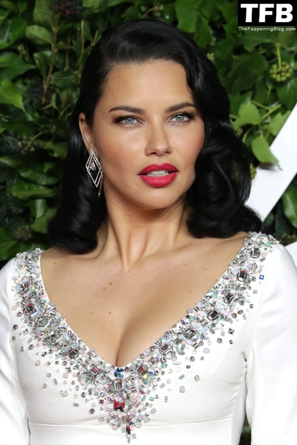 Adriana Lima Shows Off Her Sexy Tits &amp; Legs at The Fashion Awards 2021 (58 Photos)