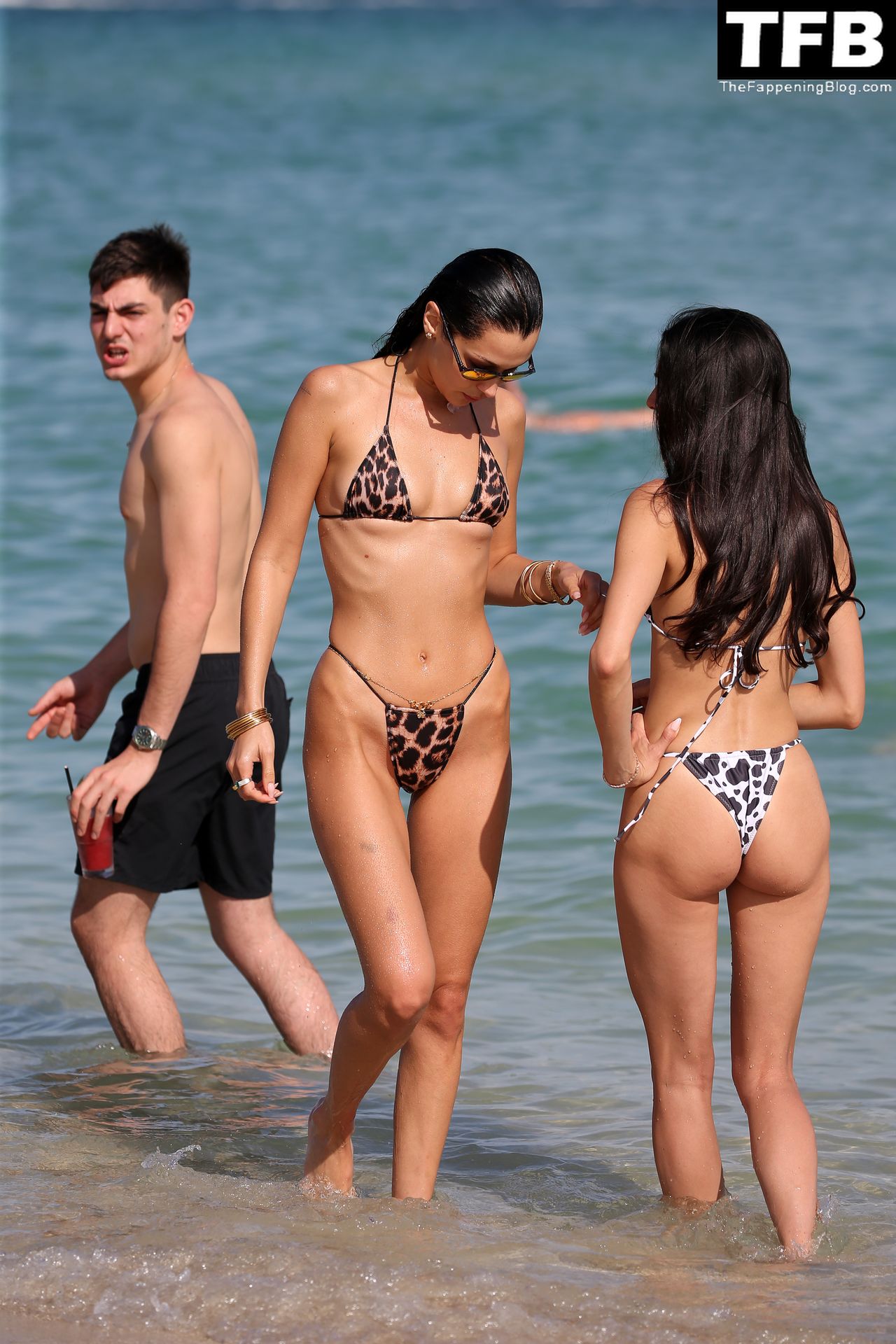 Bella Hadid on Beach Bikini 79