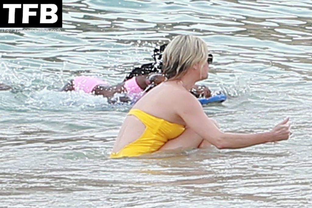 Charlize Theron Stuns in a One-Piece Swimsuit While Vacationing in Mexico (51 Photos)