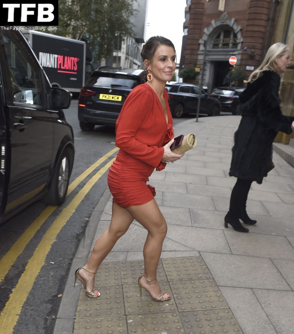 Coleen Rooney Shows Off Her Sexy Legs at the Julie Perry Events Annual Fashion Lunch 2021 (17 Photos)
