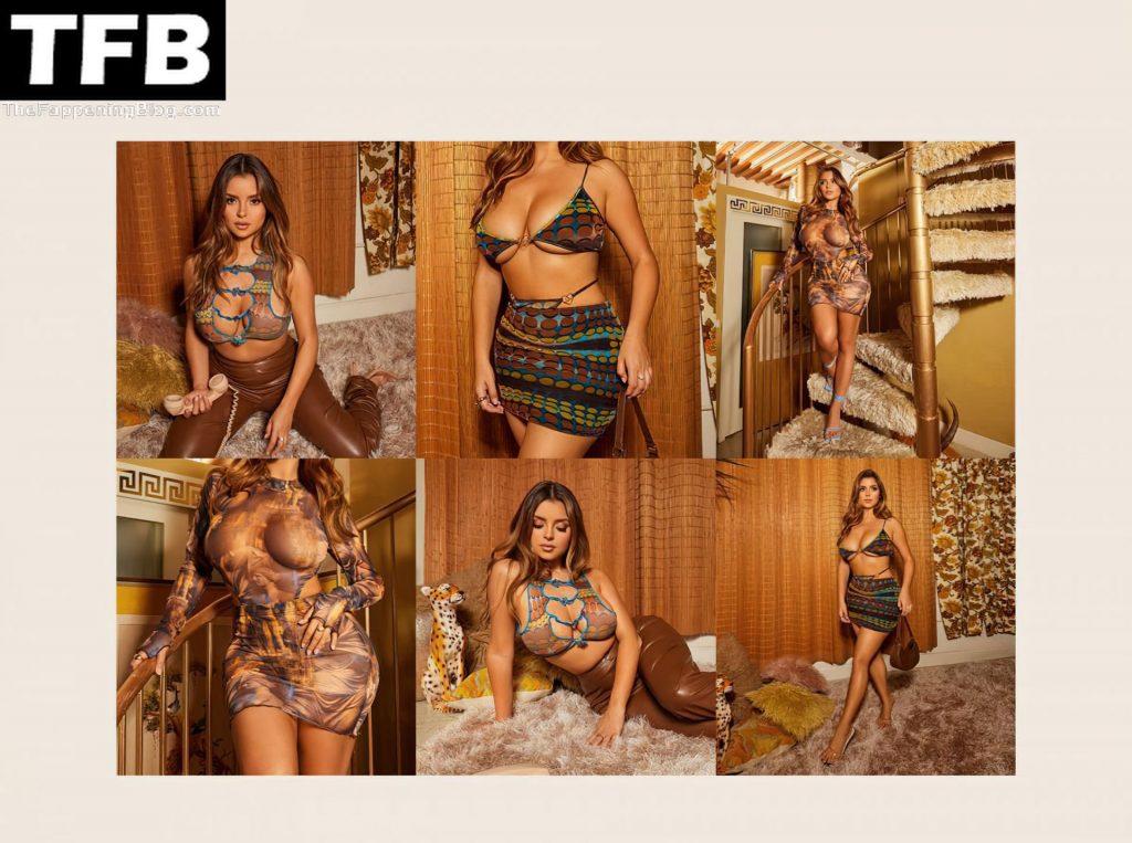 Demi Rose Displays Her Curves as She Poses For the PrettyLittleThing Campaign (23 Photos)