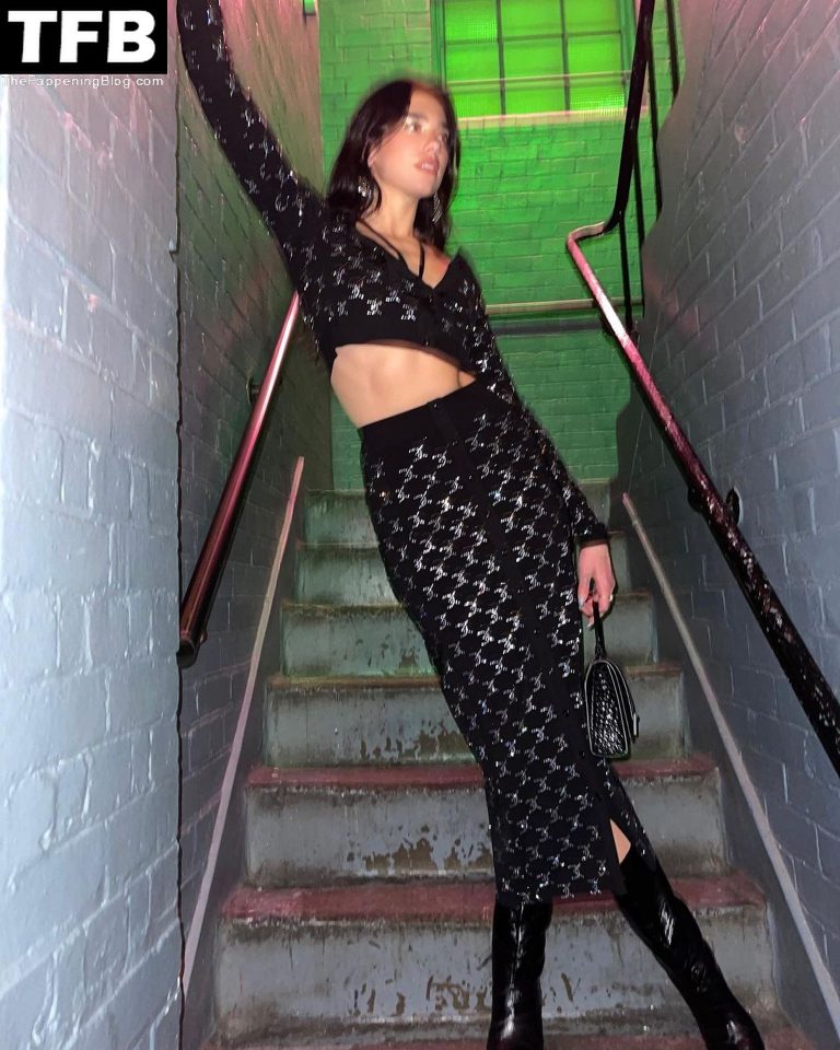 Dua Lipa Flaunts Her Sexy Tits And Slender Legs 16 Photos Thefappening 4513