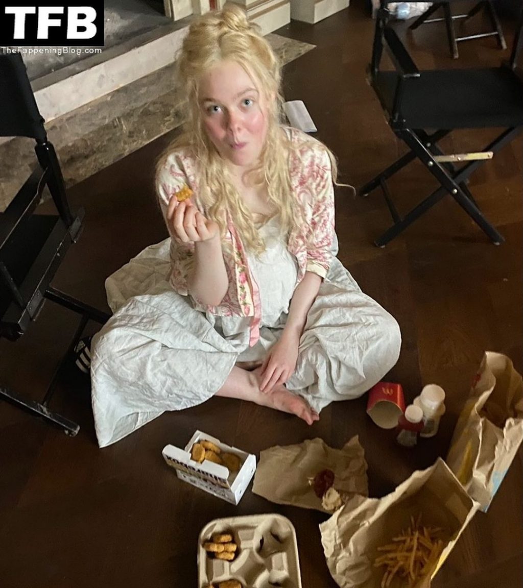 Elle Fanning Looks Sexy on the Set of “The Great” (19 Photos)