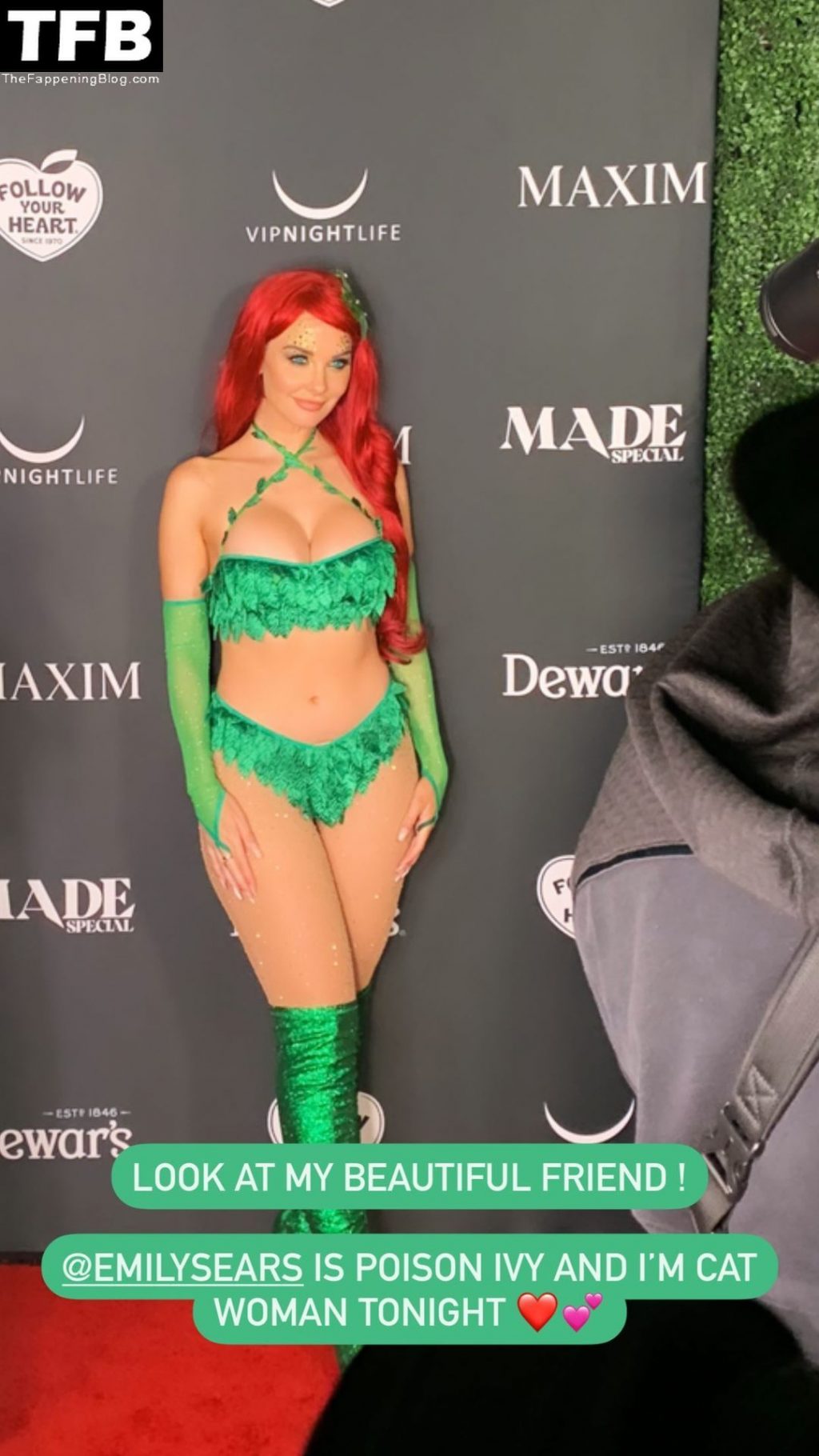 Emily Sears Shows Off Her Sexy Boobs at the 2021 Maxim Halloween Party (20 Photos + Video)