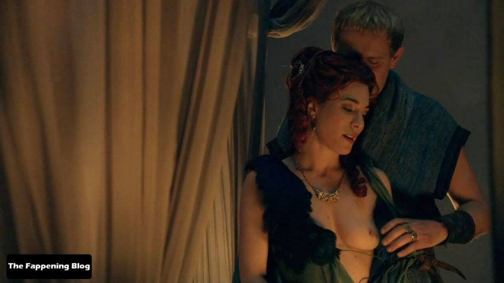 Jaime Murray Nude – Spartacus: Gods of the Arena (4 Pics + Video)