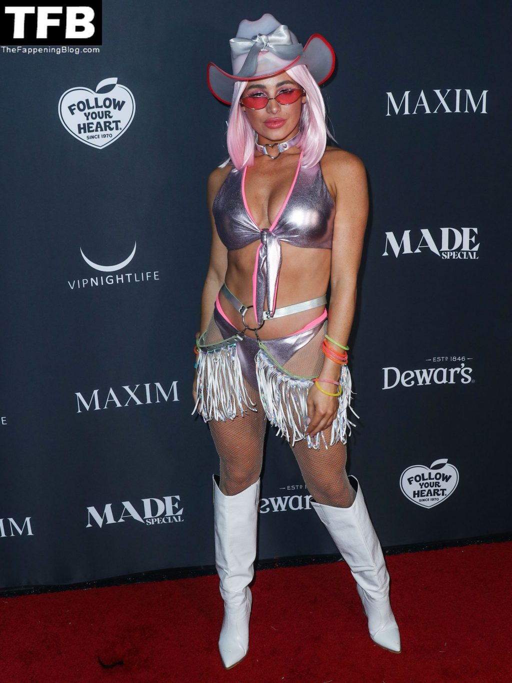 Kayla Fitz Shows Her Sexy Ass &amp; Tits at the 2021 Maxim Halloween Party (10 Photos)
