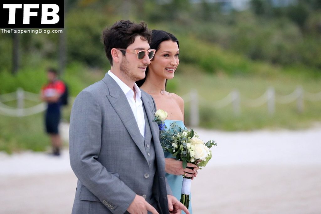 Kendall Jenner &amp; Bella Hadid Look Radiant as Barefoot Bridesmaids at a Beach Wedding in Miami (90 Photos)