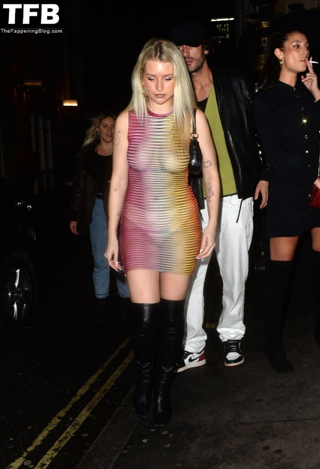 Lottie Moss is Seen in a See-Through Dress at The Windmill In Soho (11 Photos)
