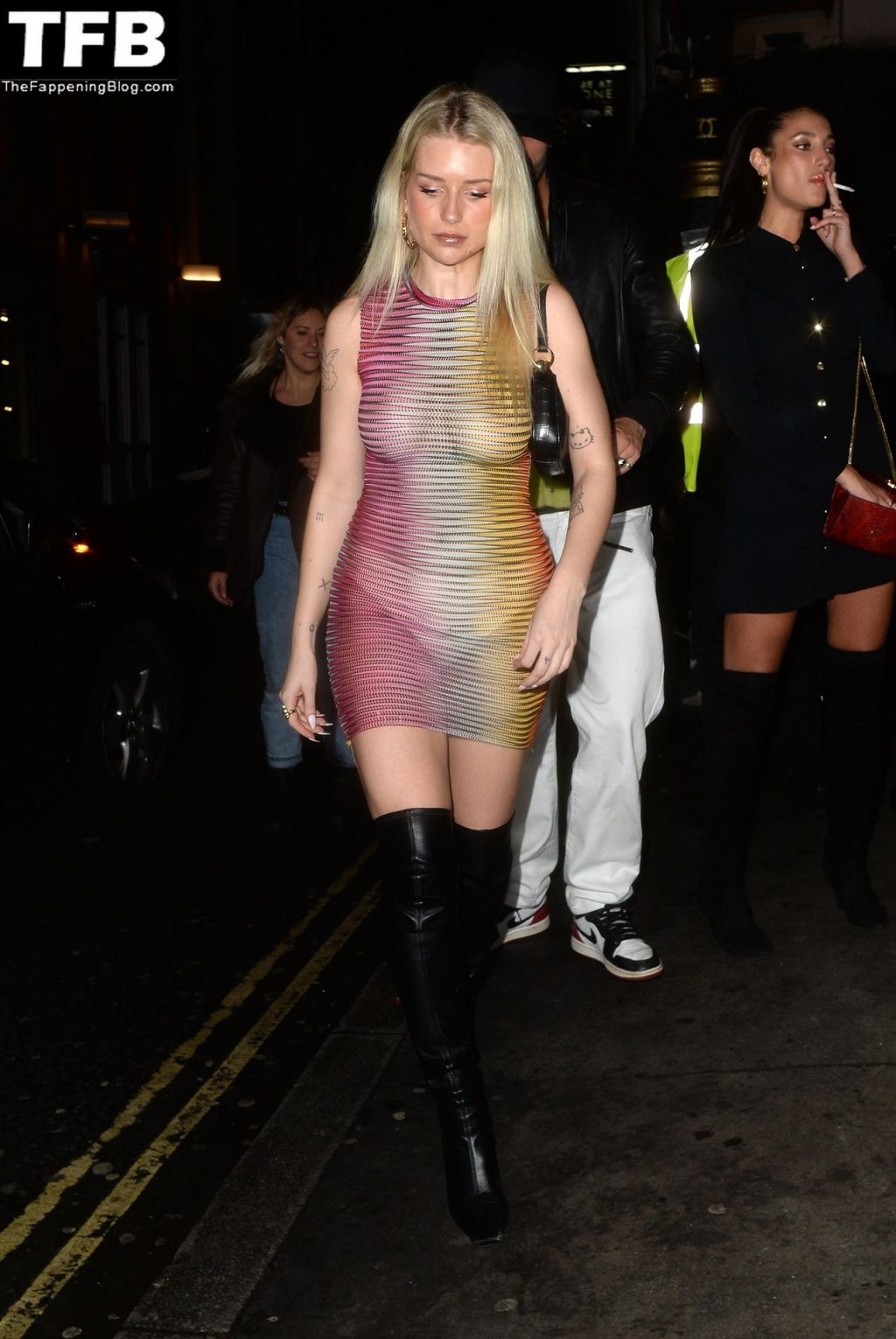 Lottie Moss is Seen in a See-Through Dress at The Windmill In Soho (11 Photos)