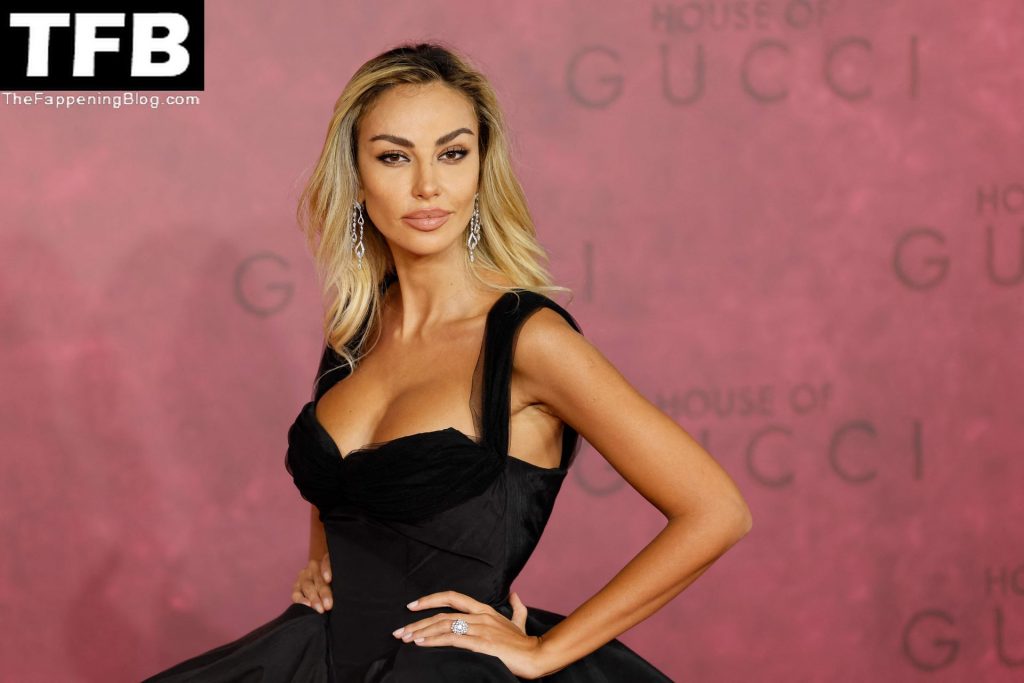 Madalina Ghenea Shows Off Her Sexy Tits at the ‘House of Gucci’ Premiere in London (31 Photos)