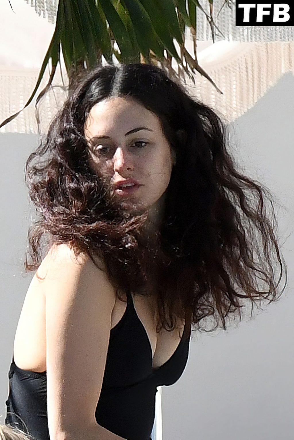 Melanie Hamrick Looks Sexy in a Black Swimsuit in Miami (47 Photos)