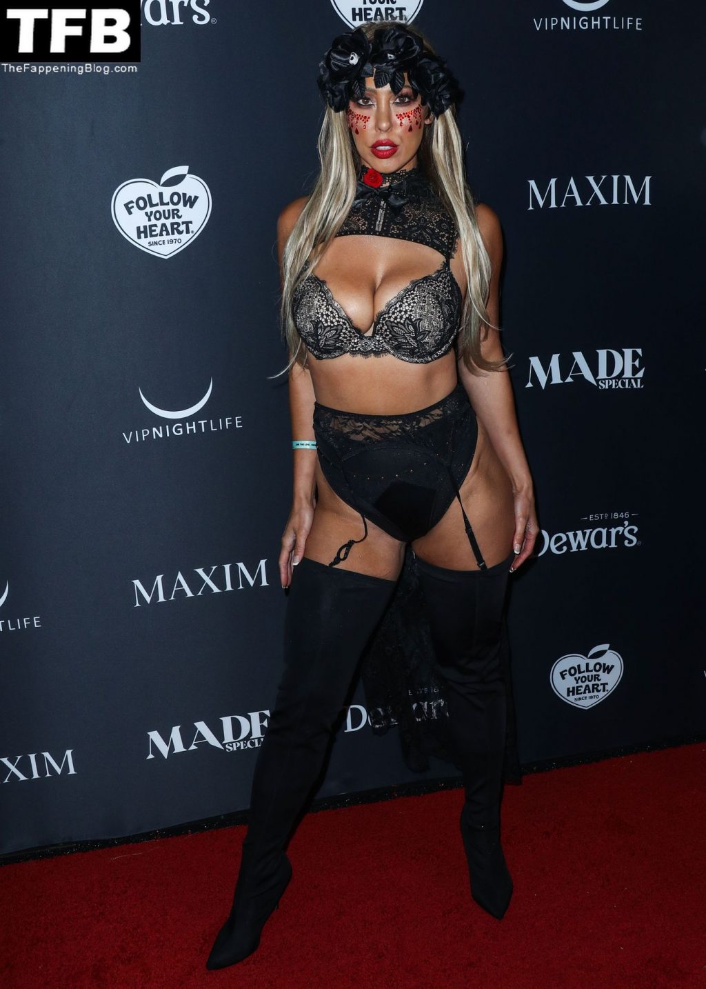 Monique Nicole LeClair Flaunts Her Sexy Tits &amp; Butt at the 2021 Maxim Halloween Party (12 Photos)