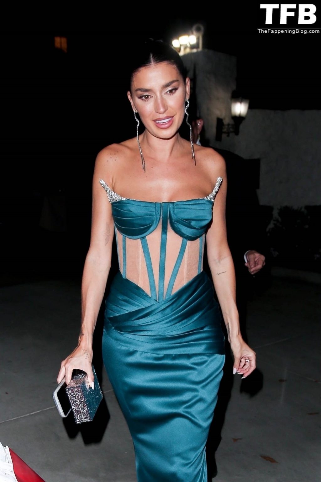 Nicole Williams Drops Jaws in a Semi-Sheer Gown For Paris Hilton’s Wedding (31 Photos)