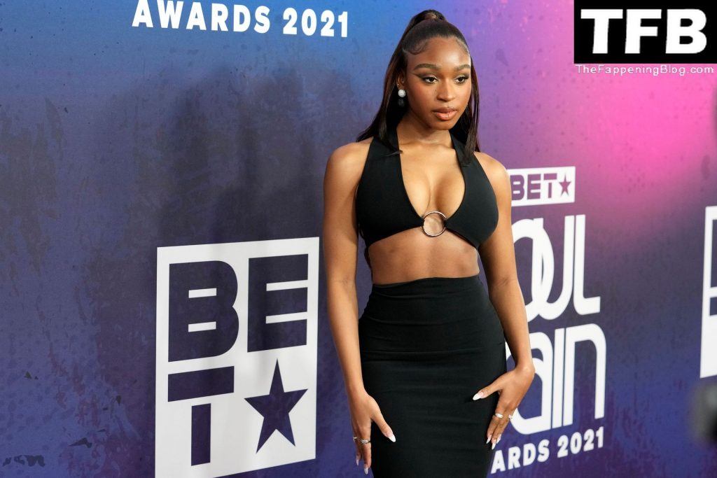 Normani Puts Her Cleavage Front and Center in a Risqué Black Gown (45 New Photos)