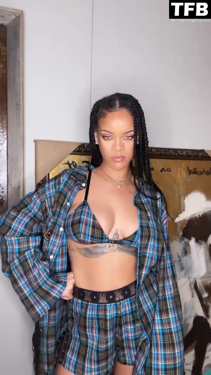 Rihanna Shows Off Her Sexy Tits &amp; Nude Ass (9 Pics + Video)