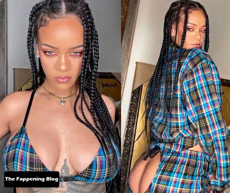 Rihanna Shows Off Her Tits &amp; Ass (7 Enhanced Nude &amp; Sexy Photos + Video)