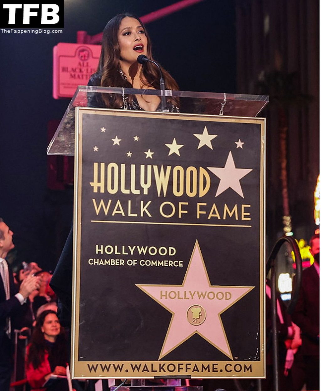 Salma Hayek Receives Her Star on the Hollywood Walk of Fame (41 Photos)