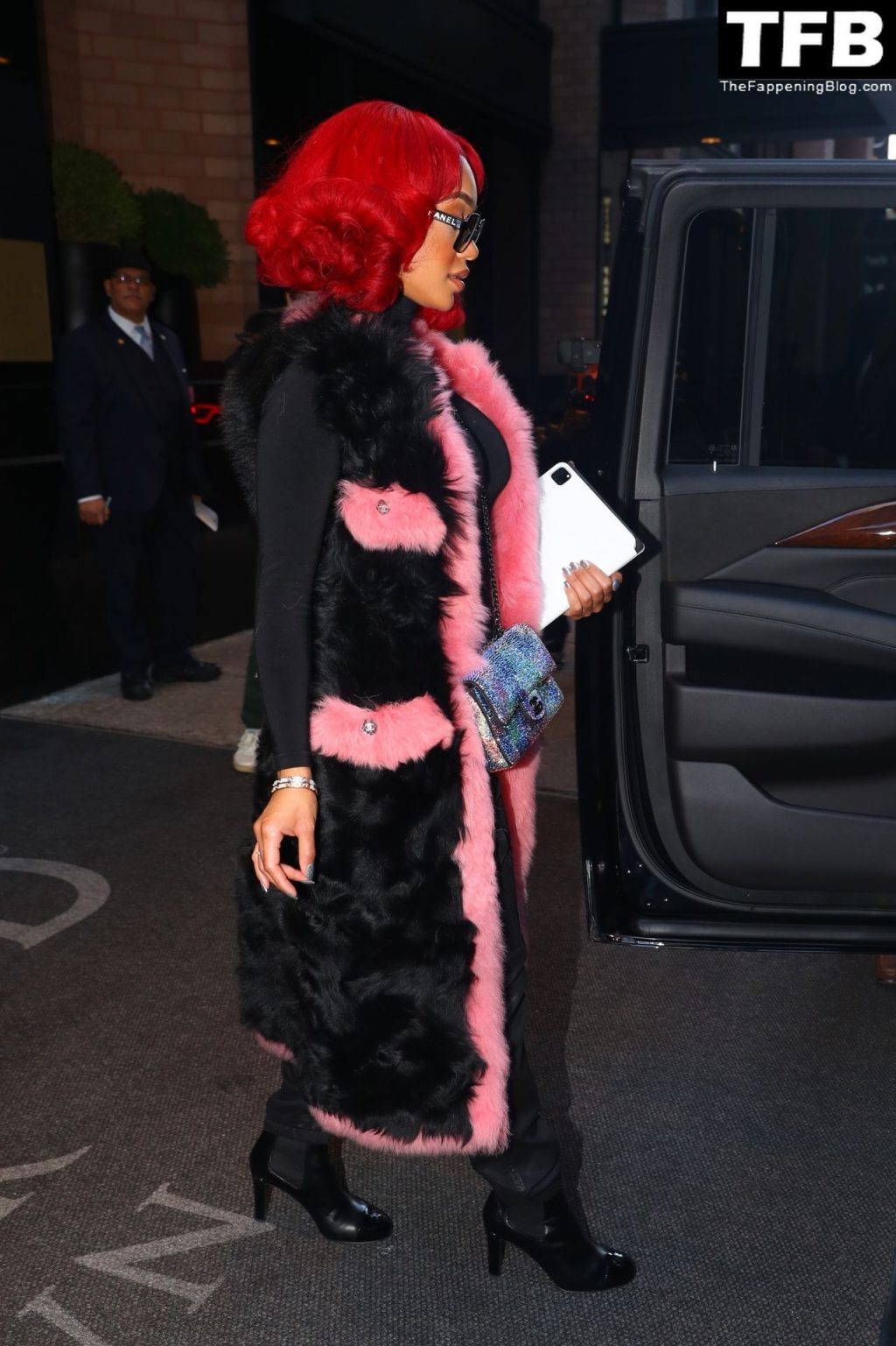 Saweetie is Seen Leaving Her Hotel Ahead of SNL Rehearsals (23 Photos)