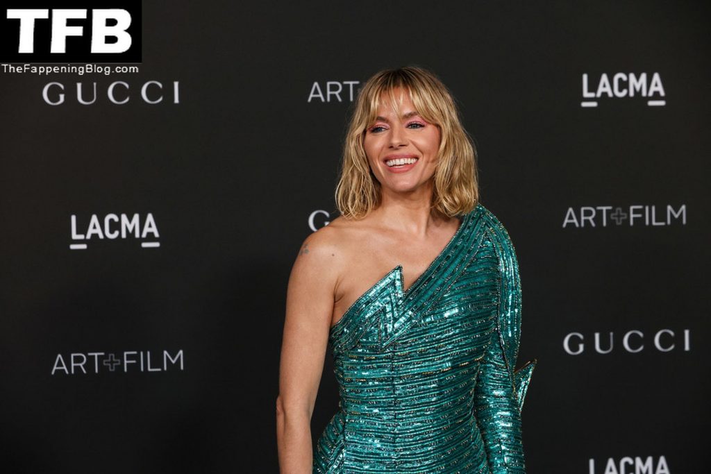 Sienna Miller Flaunts Her Sexy Legs at the 10th Annual LACMA ART+FILM Gala (27 Photos)