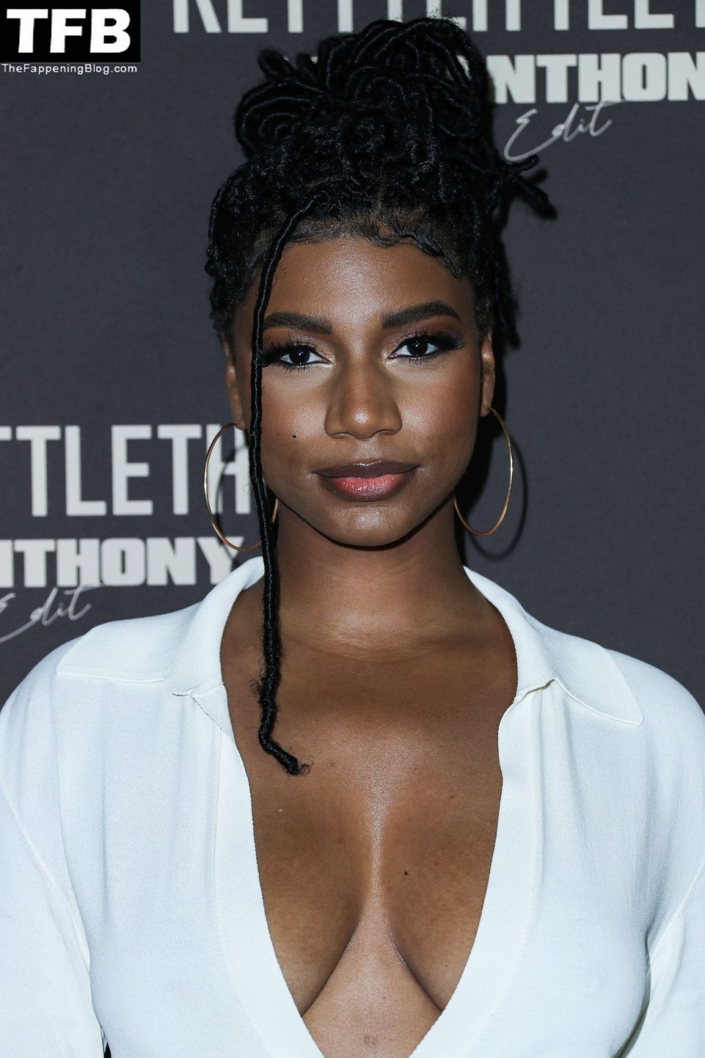 Taylor Rooks Shows Off Her Sexy Tits at the PrettyLittleThing La La Anthony EDIT Launch Party (11 Photos)