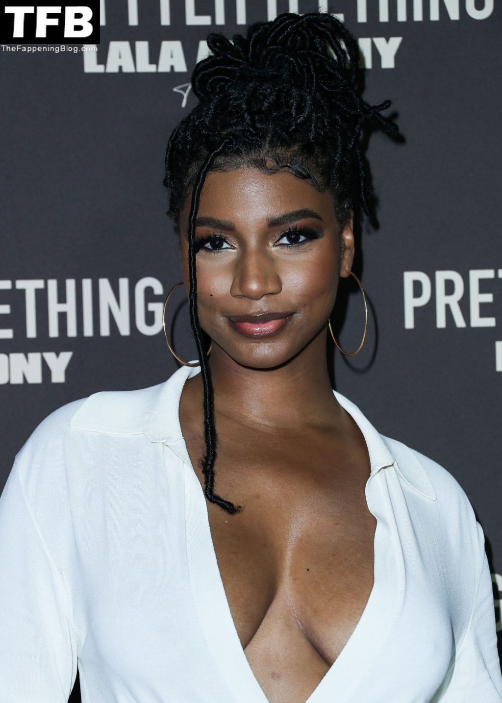 Taylor Rooks Shows Off Her Sexy Tits at the PrettyLittleThing La La Anthony EDIT Launch Party (11 Photos)
