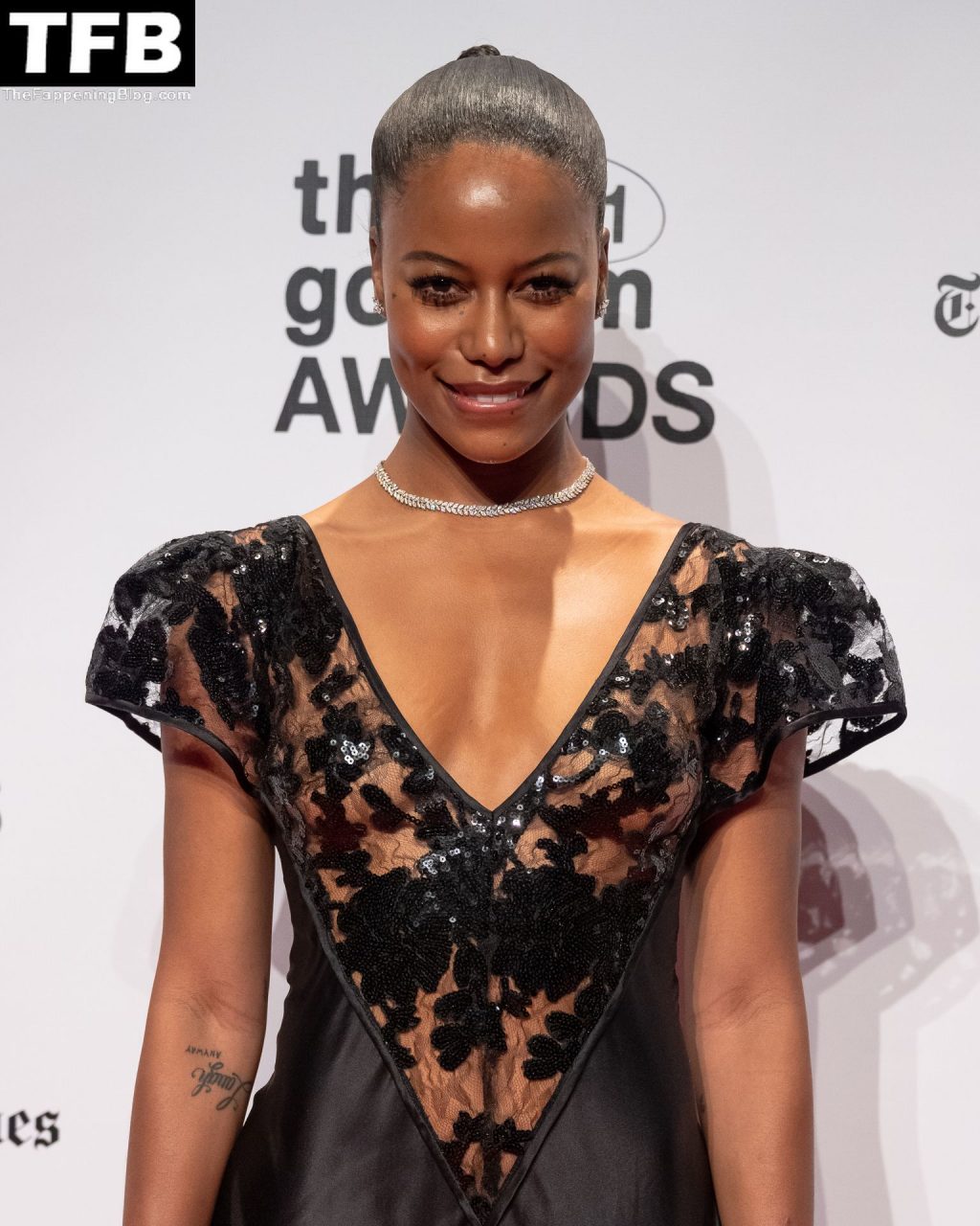 Taylour Paige Looks Hot in a See-Through Dress at the 2021 Gotham Awards (4 Photos)
