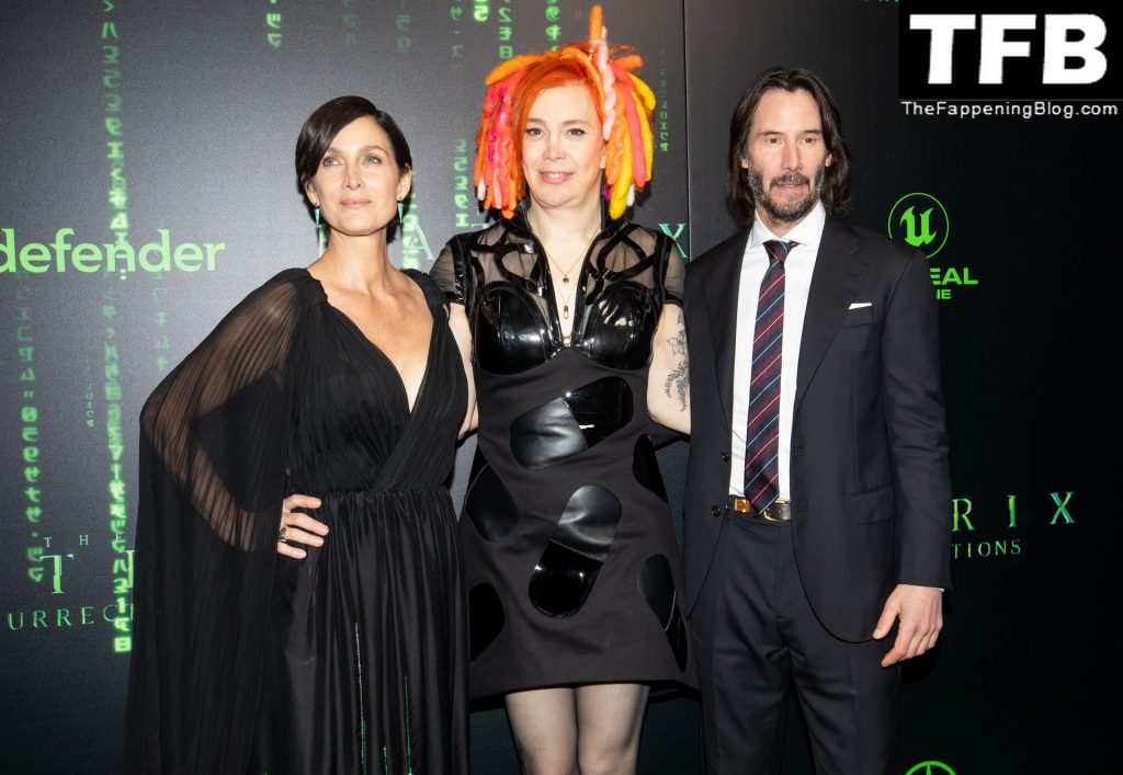 Carrie-Anne Moss Displays Her Sexy Boobs at the Premiere of “The Matrix Resurrections” in San Francisco (38 Photos)