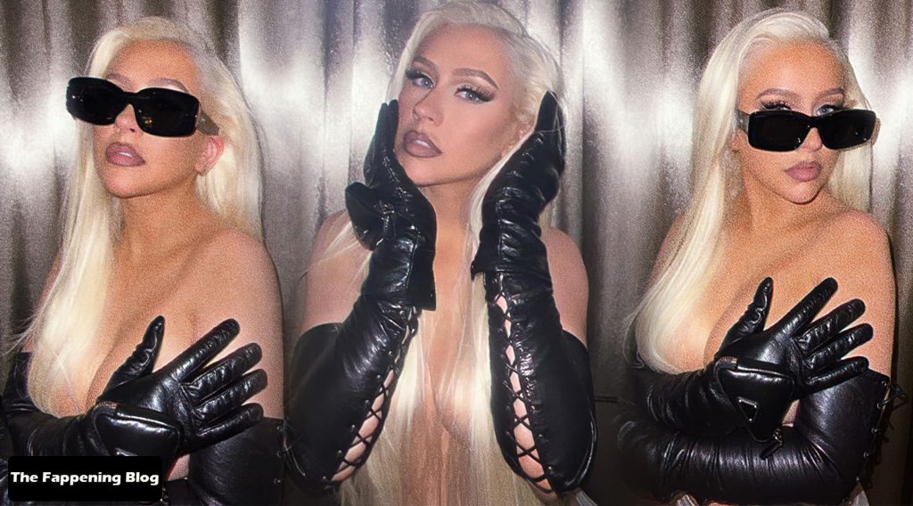 Christina Aguilera Flaunts Her Sexy Boobs in a New Topless Shoot (7 Photos)