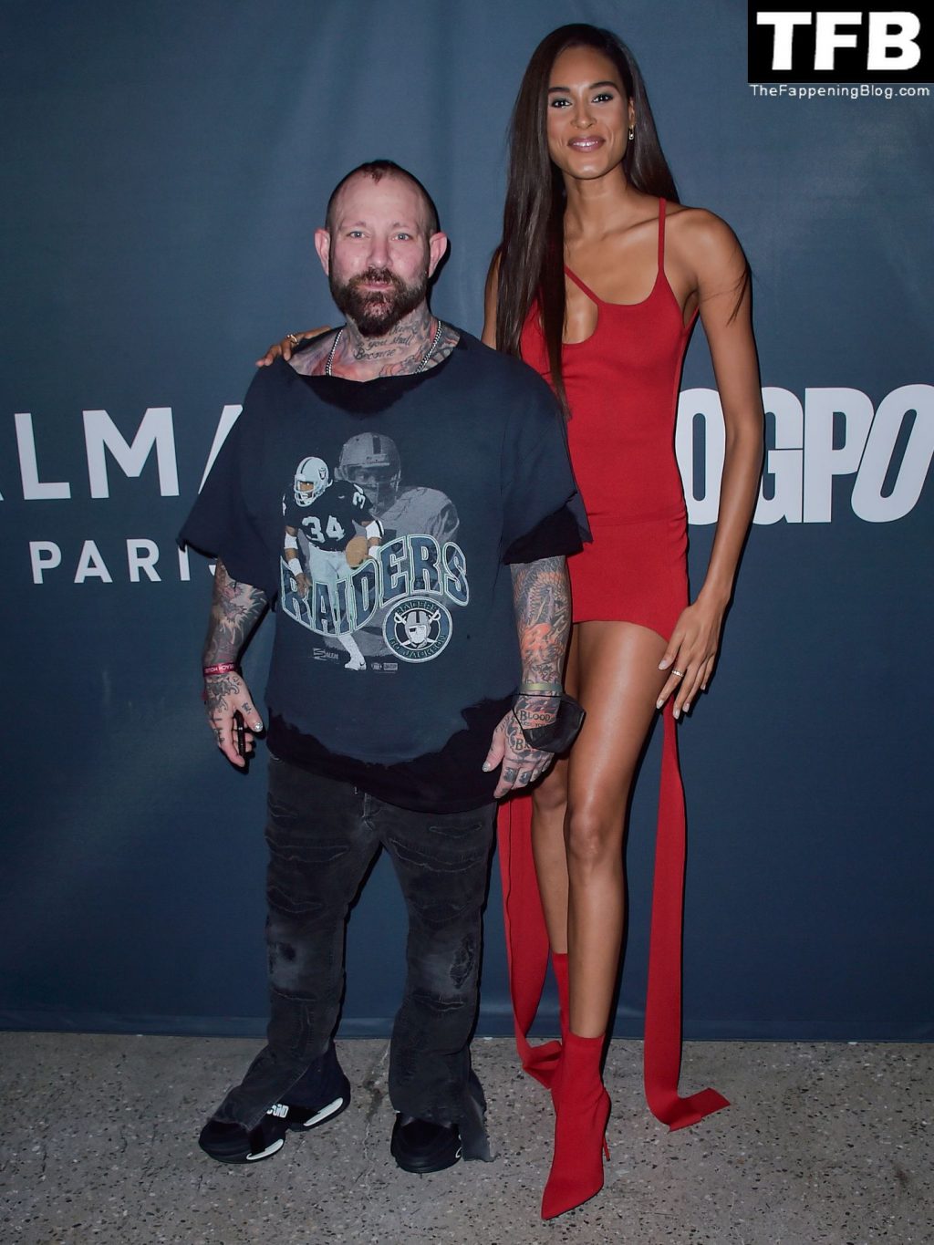 Cindy Bruna Flaunts Her Sexy Legs &amp; Tits at the DOGPOUND x Balmain Bbold Collab Launch (17 Photos)