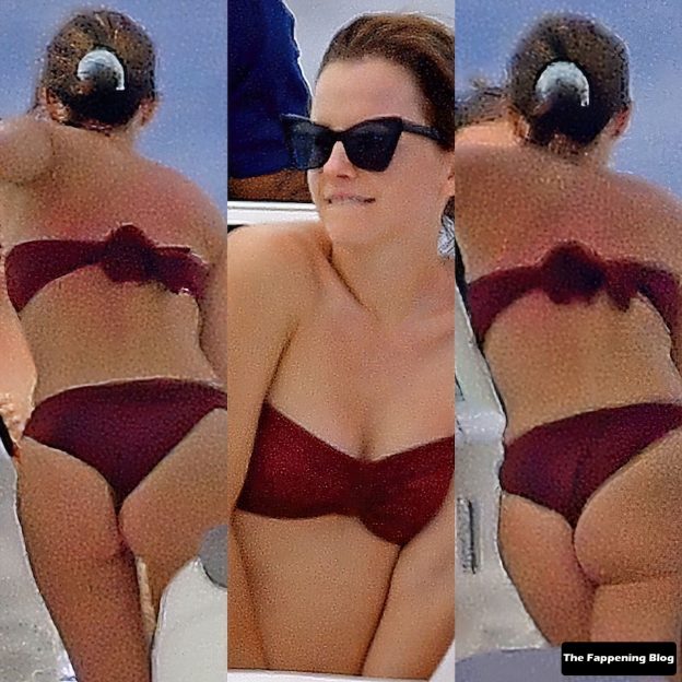 Emma Watson Shows Off Her Magical Sizzling Bikini Clad Body On Her Sun Soaked Holiday In