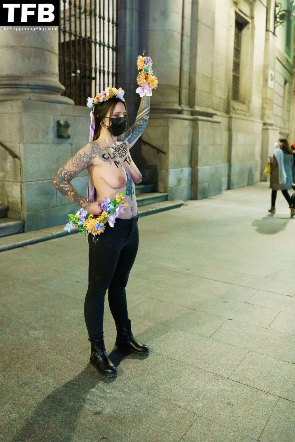 Femen Protests in Madrid (16 Nude Photos)