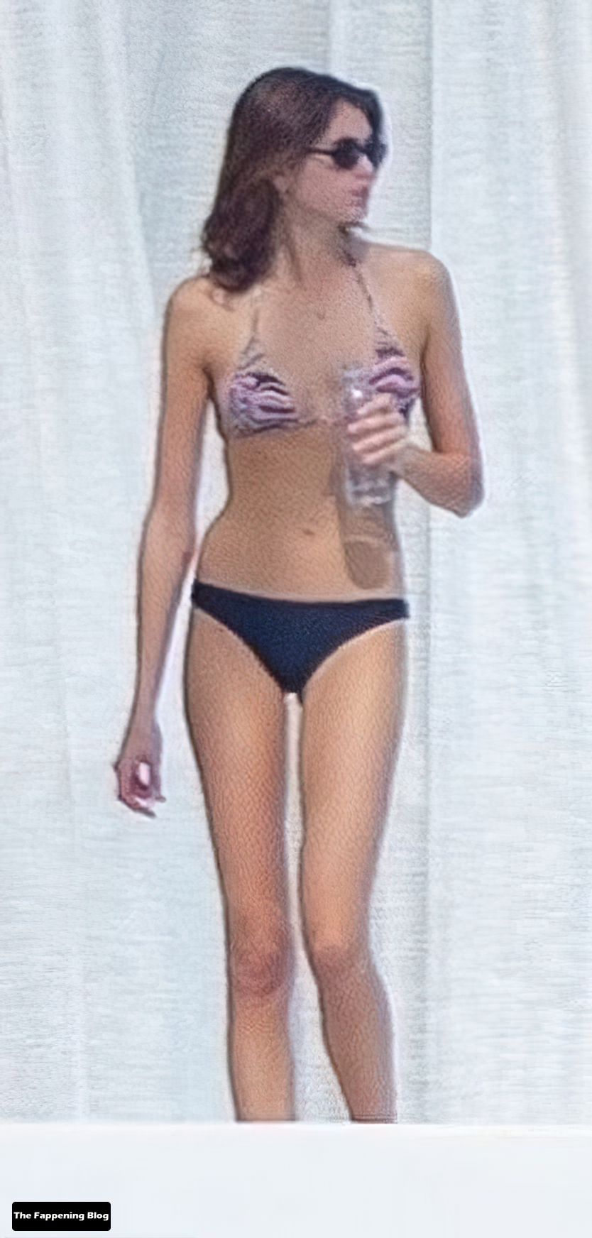 Kaia Gerber Displays Her Nice Butt in a Tiny Bikini in Cabo San Lucas (13 Photos)