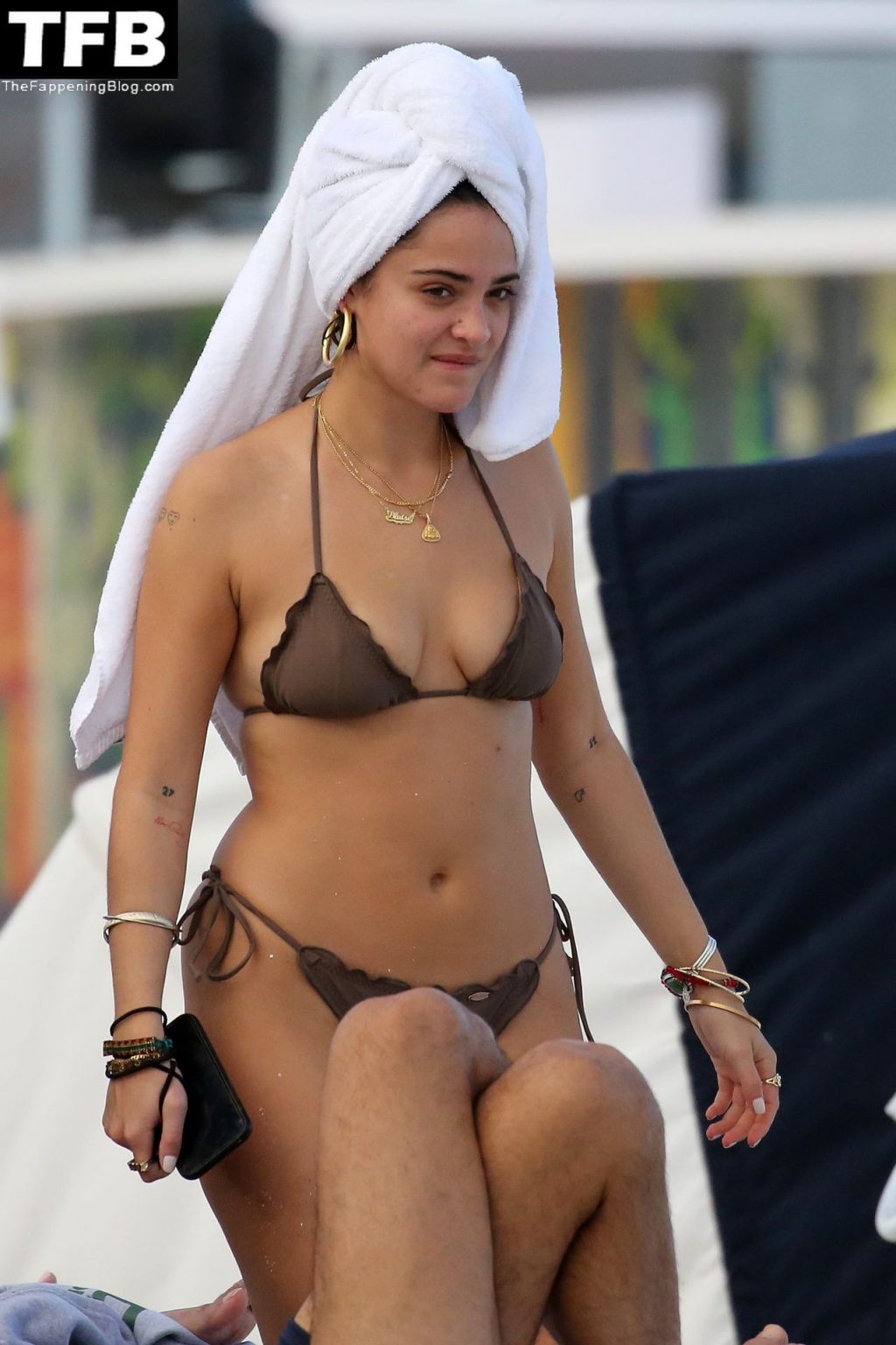 Luna Blaise Flaunts Her Sexy Bikini Body on the Beach in Miami (12 Photos)