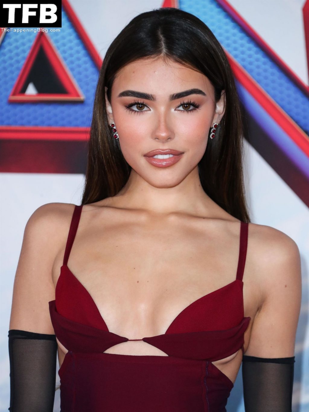 Madison Beer Wows in a Red Dress at the Premiere of “Spider-Man: No Way Home” in LA (93 New Photos + Video)