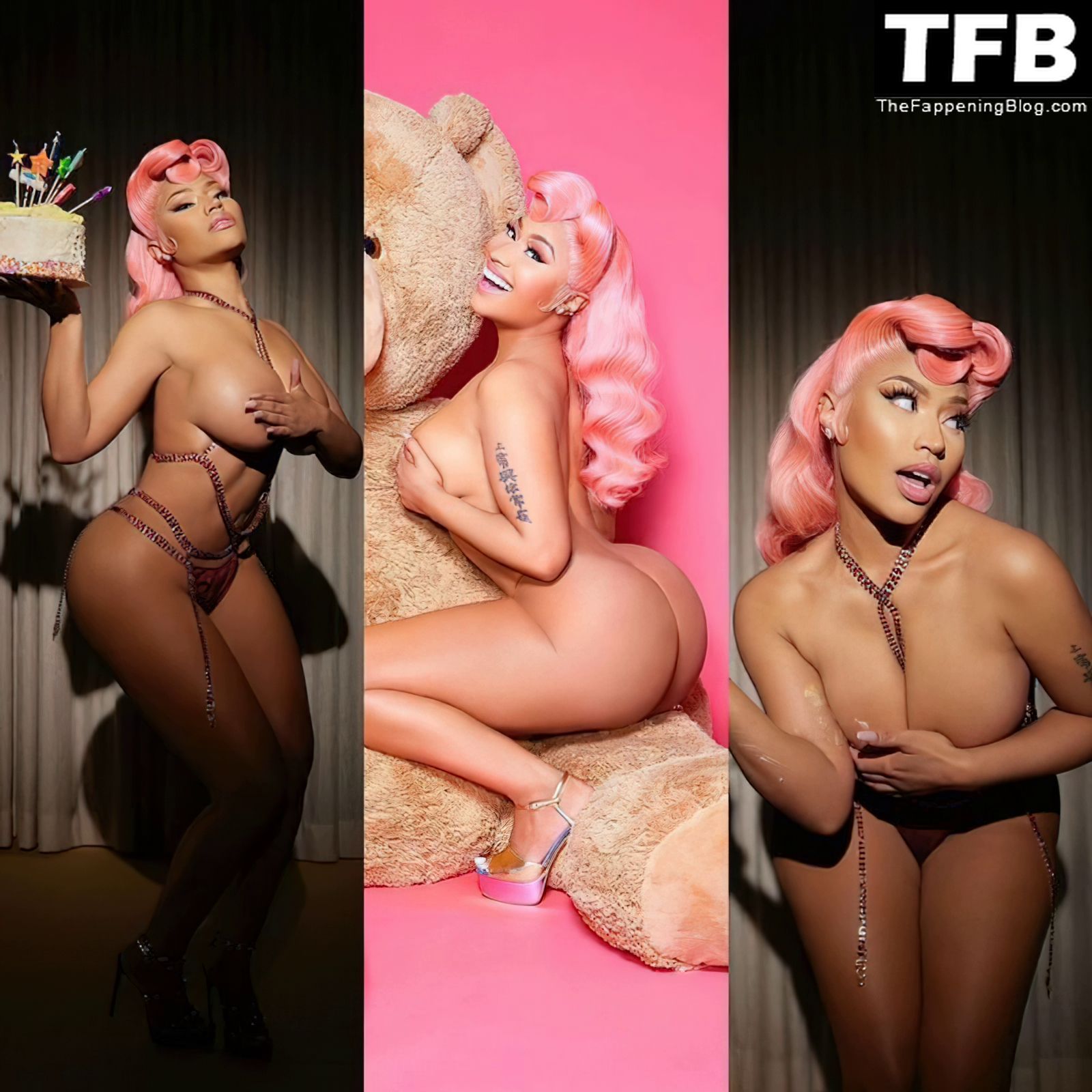 Nicki Minaj Shows Off Her Naked Body (7 Photos) .